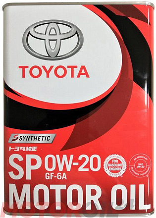 TOYOTA Motor Oil 0W-20 SP/GF-6A фото 1 TOYOTA Motor Oil 0W-20 SP/GF-6A preview 1