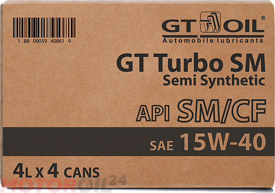 GT-OIL GT Turbo SM 15W-40 preview 1