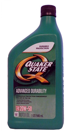 QUAKER STATE Advanced Durability 20W-50 фото 1 QUAKER STATE Advanced Durability 20W-50 preview 1