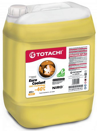 Антифриз TOTACHI NIRO Euro Coolant OAT - Technology -40 preview 2