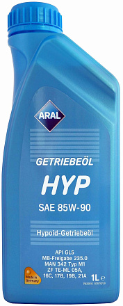 Трансмиссионное масло ARAL Getriebeol Hyp 85W-90 фото 1 Трансмиссионное масло ARAL Getriebeol Hyp 85W-90 preview 1