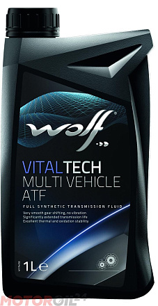 Трансмиссионное масло WOLF VitalTech Multi Vehicle ATF  фото 1 Трансмиссионное масло WOLF VitalTech Multi Vehicle ATF  preview 1
