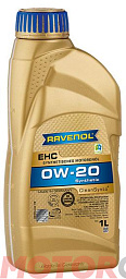 Моторное масло RAVENOL EHC 0W-20