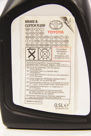 Тормозная жидкость TOYOTA DOT 4 Brake and Clutch Fluid  preview 3