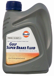 Тормозная жидкость GULF Super Brake Fluid DOT 4