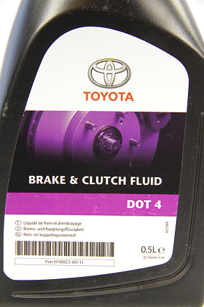Тормозная жидкость TOYOTA DOT 4 Brake and Clutch Fluid  preview 4