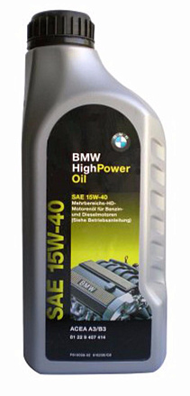 BMW High Power Oil 15W-40 фото 1 BMW High Power Oil 15W-40 preview 1
