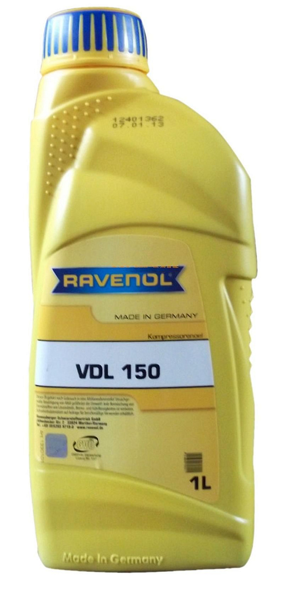Ravenol vdl. Равенол VDL 150 1л артикул. VDL 150 масло компрессорное. Компрессорное масло Ravenol. 1153100-001-01-999 Ravenol.
