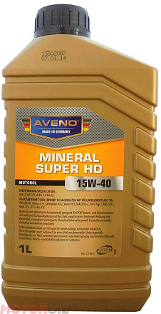 AVENO Mineral Super HD 15W-40 preview 1