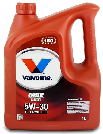 VALVOLINE Maxlife 5W-30 фото 1 VALVOLINE Maxlife 5W-30 preview 1