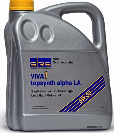 SRS Viva 1 Topsynth Alpha LA 5W-30 preview 1