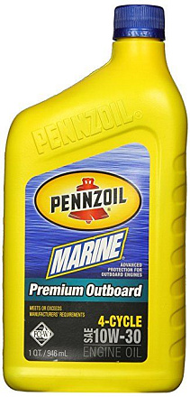 PENNZOIL Marine Premium Outboard 4-Cycle 10W-30 фото 1 PENNZOIL Marine Premium Outboard 4-Cycle 10W-30 preview 1