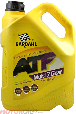 Трансмиссионное масло BARDAHL ATF Multi 7 Gear фото 1 Трансмиссионное масло BARDAHL ATF Multi 7 Gear preview 1