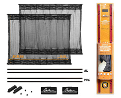 Шторка AIRLINE солнцезащитные раздвижные S ДхВ: 70х37-42см.
