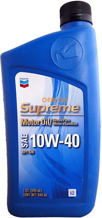 CHEVRON Supreme Motor Oil 10W-40 фото 1 CHEVRON Supreme Motor Oil 10W-40 preview 1