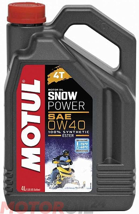 MOTUL Snowpower 4T 0W-40 preview 1