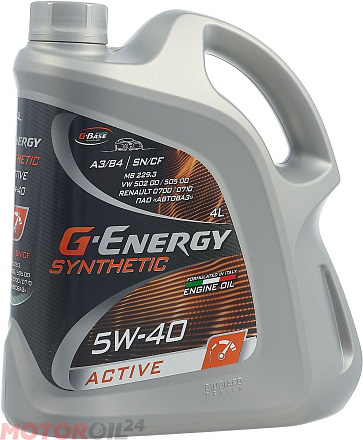 GAZPROMNEFT G-Energy Synthetic Active 5W-40 preview 1