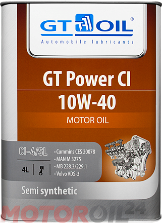 GT-OIL Power CI 10W-40 preview 1