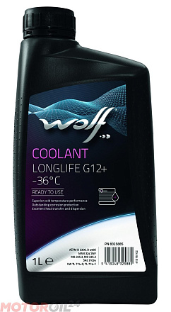Антифриз готовый фиолетовый WOLF Coolant Longlife G12+ -36°C  фото 1 Антифриз готовый фиолетовый WOLF Coolant Longlife G12+ -36°C  preview 1