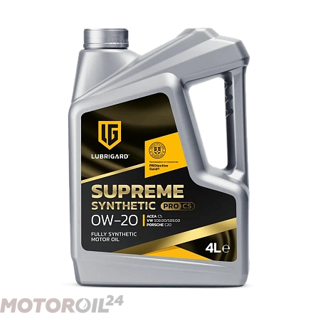 LUBRIGARD Supreme Synthetic PRO C5 0W-20 фото 1 LUBRIGARD Supreme Synthetic PRO C5 0W-20 preview 1
