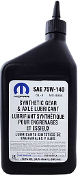 Трансмиссионное масло MOPAR Synthetic Gear & Axle Lubricant 75W-140 