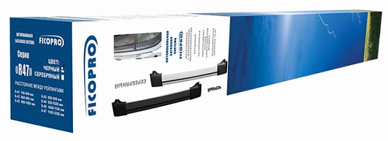 Багажник на рейлинги FICOPRO R-45 B (черный) preview 3