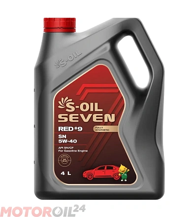 S-OIL 7 RED #9 SN 5W-40 фото 1 S-OIL 7 RED #9 SN 5W-40 preview 1