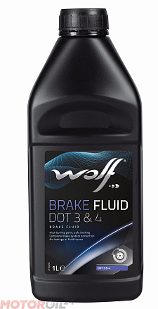 Тормозная жидкость WOLF Brake Fluid DOT 3&4 preview 1