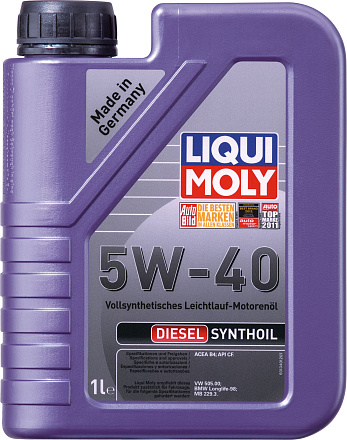 LIQUI MOLY Diesel Synthoil 5W-40 preview 1