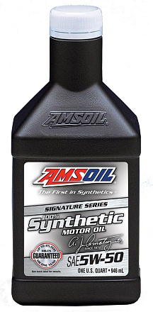 AMSOIL Signature Series Synthetic Motor Oil 5W-50 preview 1