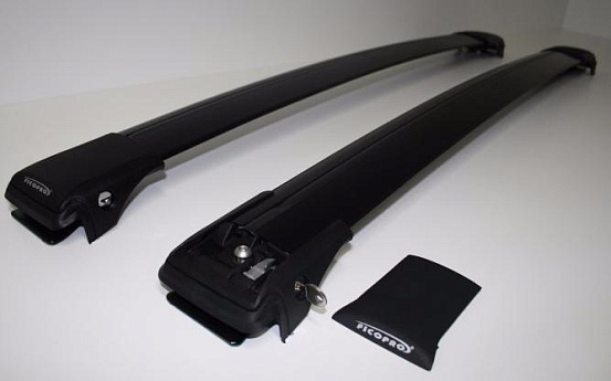 Багажник на рейлинги FICOPRO R-45 B (черный) preview 1