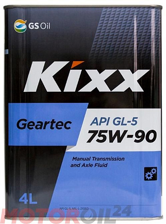Трансмиссионное масло KIXX Geartec 75W-90 фото 1 Трансмиссионное масло KIXX Geartec 75W-90 preview 1