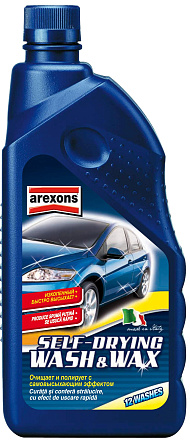 Шампунь с эффектом глянца для кузова AREXONS Self-drying Wash&Wax preview 1