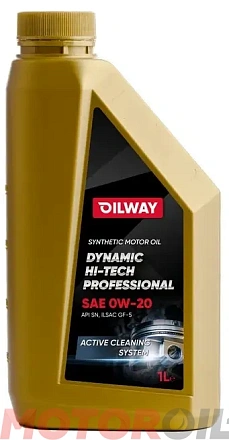 OILWAY Dynamic Hi-Tech Professional 0W-20 фото 1 OILWAY Dynamic Hi-Tech Professional 0W-20 preview 1