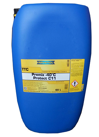 Антифриз готовый жёлтый RAVENOL TTC - Protect C11 Premix -40ºC фото 1 Антифриз готовый жёлтый RAVENOL TTC - Protect C11 Premix -40ºC preview 1