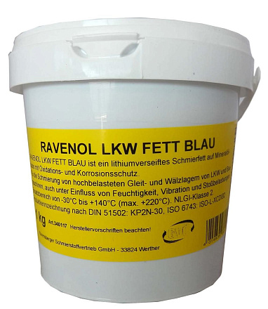 Смазка RAVENOL LKW Fett Blau preview 1