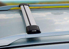 Багажник на рейлинги FICOPRO R-53 S (серебристый)