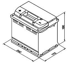 Аккумулятор BOSCH 0092S50060