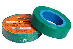 Изолента ПВХ AIRLINE, зеленая, 15 мм, 10 м
