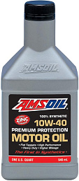 AMSOIL Premium Protection Synthetic Motor Oil 10W-40