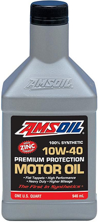 AMSOIL Premium Protection Synthetic Motor Oil 10W-40 preview 1