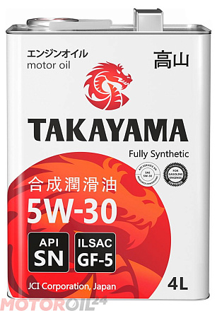 TAKAYAMA 5W-30 ILSAC GF-5 API SN preview 1