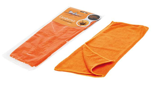 Салфетка из микрофибры AIRLINE оранжевая (35x40 см) preview 2