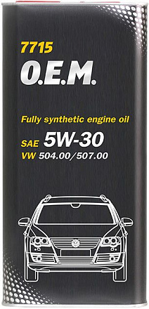 MANNOL 7715 O.E.M. for VW Audi Skoda 5W-30 фото 1 MANNOL 7715 O.E.M. for VW Audi Skoda 5W-30 preview 1