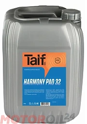Компрессорное масло TAIF Harmony PAO 32