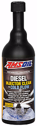 Присадка-очиститель инжектора и антигель AMSOIL Diesel Injector Clean + Cold Flow