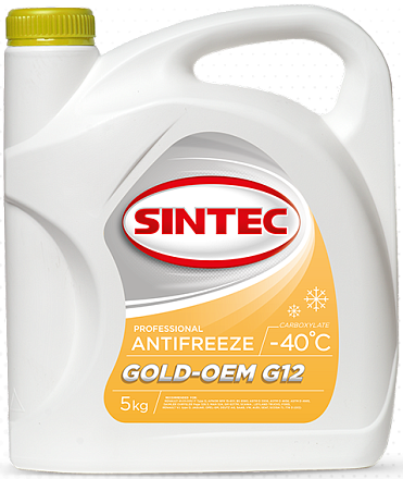 Антифриз SINTEC Gold G12 preview 1