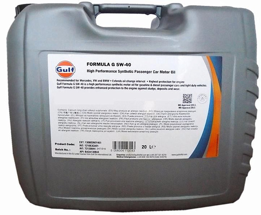 GULF Formula G 5W-40 preview 1