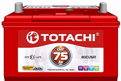 Аккумулятор TOTACHI KOR CMF 75 R 80D26R