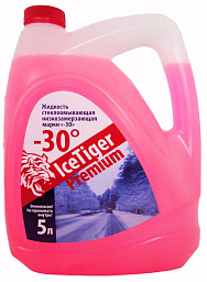 Стеклоомывающая жидкость низкозамерзающая ICE TIGER -30°C Премиум